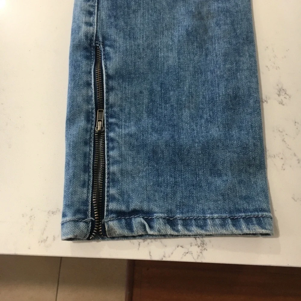 BDG men distressed skinny jeans blue size:33